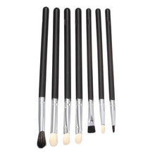 Load image into Gallery viewer, 7pcs Eye Shadow Powder Brush Shaping Accurate Eyeliner Brow Makeup Brush Cosmetics Tools Kit
