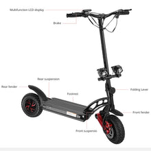 Load image into Gallery viewer, ELECTRIC E SCOOTER Y12 Pro 2000w Front and Rear motors.  OFF ROAD 52v 20ah
