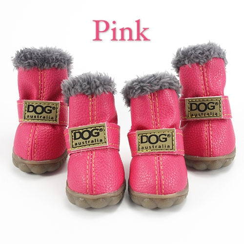 Winter Pet Dog Shoes Warm Snow Boots Waterproof 