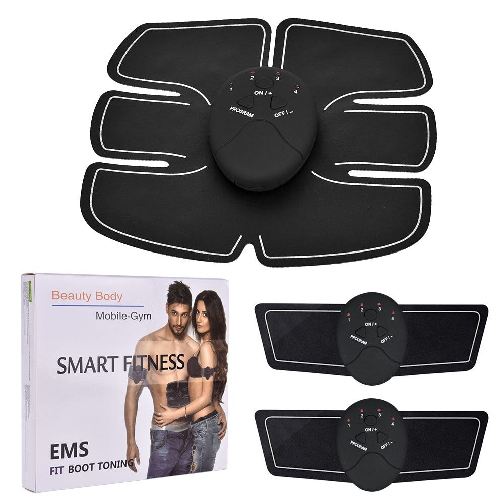 Body Slimming Massager EMS Muscle Training Stimulator Device Abdominal Wireless EMS Gym Professinal Home Fitness Beauty Gear