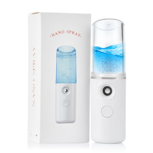Face Spray Steamer Bottle Nano Mister Measuring Skin Moisture Hydrating Instrument Cold Facial Beauty Hydrating Skin Care Tools