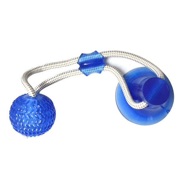 Dog Toys Pet Puppy Interactive Suction Cup Push TPR Ball Toys