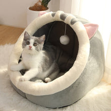 Load image into Gallery viewer, Sweet Cozy Cat Bed - Washable Warm Pet Basket
