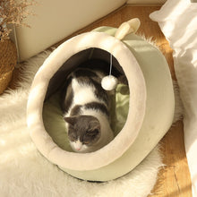 Load image into Gallery viewer, Sweet Cozy Cat Bed - Washable Warm Pet Basket
