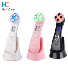 Load image into Gallery viewer, Face Massager LED Photon RF Facial Lifting Machine EMS Mesotherapy Electroporation Radio Frequency Skin Care Rejuvenation Device
