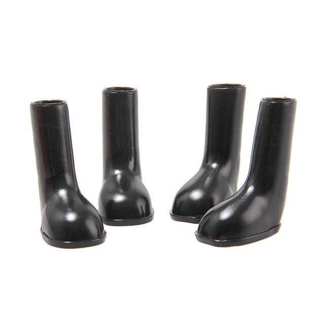 Pet Dog Cats Rain Shoes with four Silicone Antiskid Shoes Anti Waterproof Pet Dog Cat Rain Shoes Feet Paws Care 2021 New