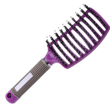 Load image into Gallery viewer, Hairbrush Anti Klit Brushy Haarborstel Women Detangler Hair Brush Bristle Nylon Scalp Massage Tangle Teaser Hair Brush Comb
