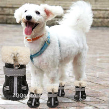 Load image into Gallery viewer, Winter Pet Dog Rain Boots Waterproof Warm
