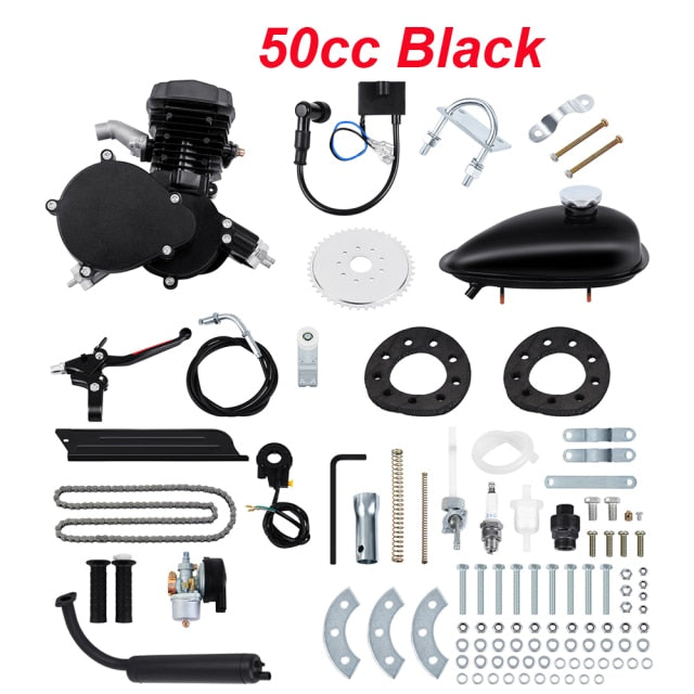 Yonntech 50cc 80cc Bicycle Engine Kit 2 Stroke Gas Electric Motor fits to your mountain bike