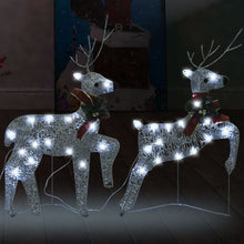 Load image into Gallery viewer, Christmas Reindeers 2 pcs Gold, Silver or White 40 LEDs
