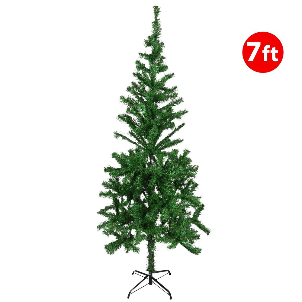 Christmas Tree Green Metal Stand - 7FT