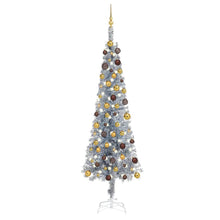 Load image into Gallery viewer, Slim Christmas Tree with LEDs &amp; Ball Set 120 cm to 240 cm
