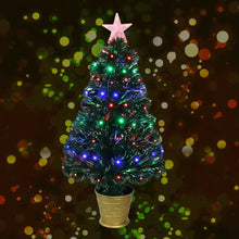 Load image into Gallery viewer, 3FT Christmas Green Led Multicolour Xmas Tree with 8 functions
