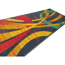 Load image into Gallery viewer, Modern Art Black Pattern Polyester Area Rug Anti-slip Floor Carpet Kitchen, Lounge, Landing, Runners 137 x 49 cm

