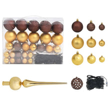 Load image into Gallery viewer, Artificial Christmas Tree LEDs&amp;Ball Set Green 120 cm to 180 cm PVC&amp;PE
