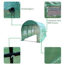 Load image into Gallery viewer, 12′x7′x7  Heavy Duty Greenhouse Plant Gardening Dome Greenhouse Tent
