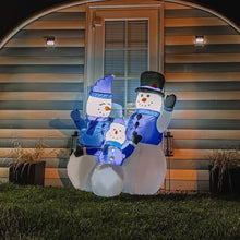 Load image into Gallery viewer, 4ft Inflatable Christmas Snowmen Family Xmas LED Outdoor Indoor s Yard
