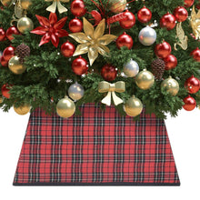 Load image into Gallery viewer, Christmas Tree Skirt Red and Black 48x48x25 cm
