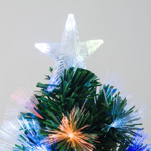 Load image into Gallery viewer, 4FT Multicoloured Artificial Christmas Tree Fibre Optic Lights Star Holder
