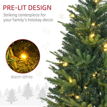 Load image into Gallery viewer, 1.2m 4ft Christmas Tree Entrance  750 Tips  Pre-lit Tree 80 LED with Vase Base
