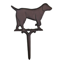 Load image into Gallery viewer, Rustic Cast Iron Garden Ornament, Dog
