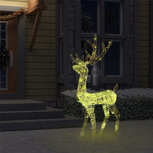 Load image into Gallery viewer, Acrylic Reindeer Christmas Decoration 140 LEDs 128cm Warm White
