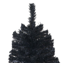 Load image into Gallery viewer, 6FT BLACK Colorado ARTIFICIAL Christmas Tree - Metal Stand
