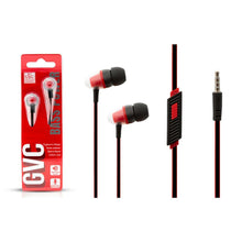 Load image into Gallery viewer, GVC Bass Power Stereo Sound Noise Isolating Earphones Red
