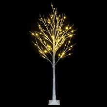 Load image into Gallery viewer, 6FT Snowflake Christmas Tree with 96 LED Lamp
