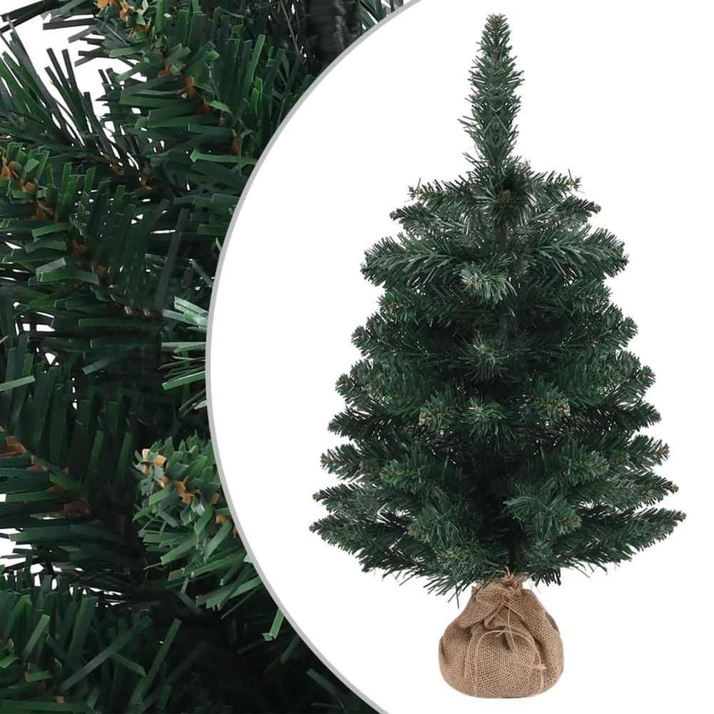 Artificial Christmas Tree with Stand Green 60 cm to 90 cm PVC