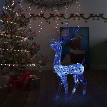 Load image into Gallery viewer, Acrylic Reindeer Christmas Decoration 140 LEDs 128cm Warm White
