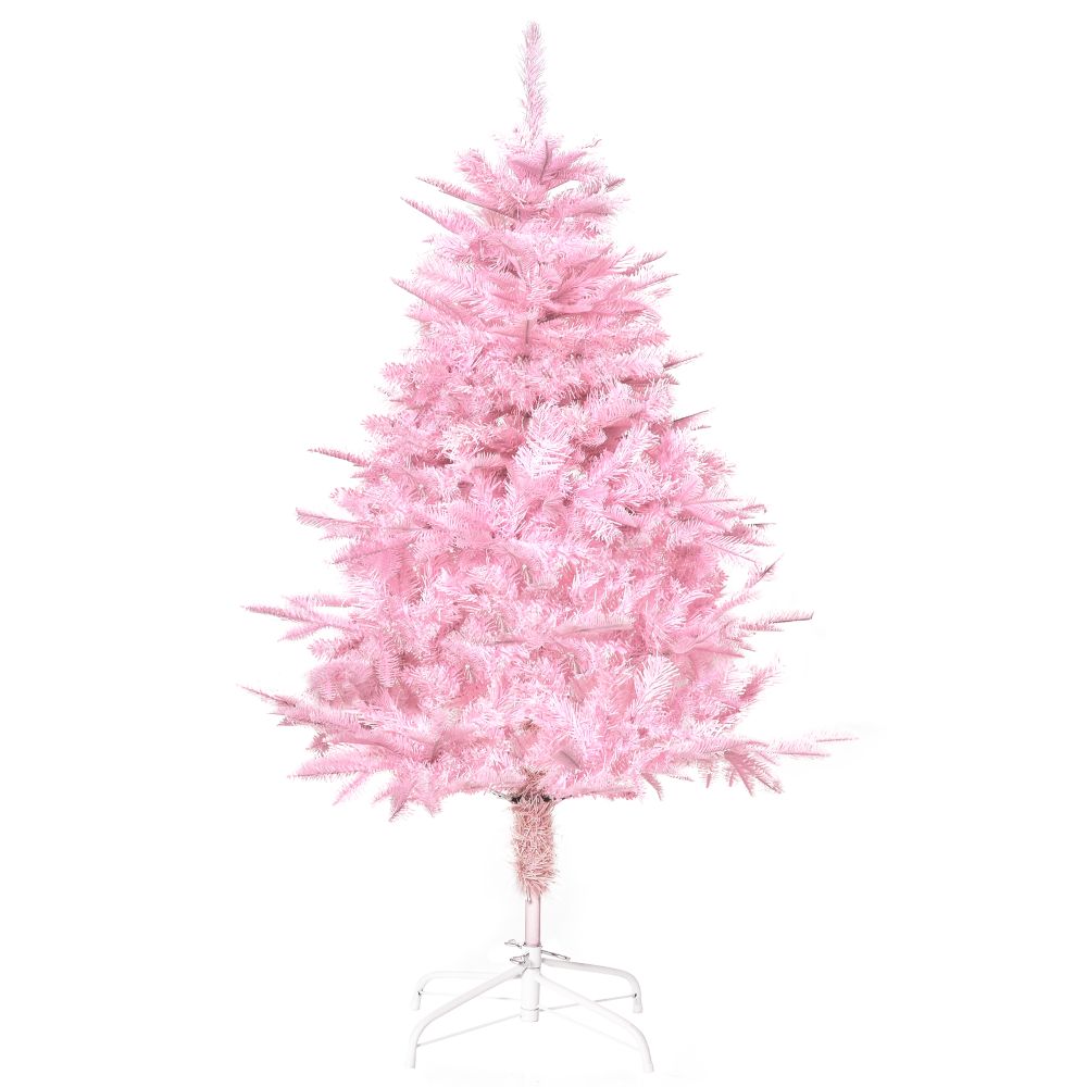 4FT Artificial Christmas Tree Holiday Xmas Automatic Open for Home Party Pink