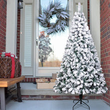 Load image into Gallery viewer, 7ft Pvc Flocking Christmas Tree 1300 Branches Automatic Tree
