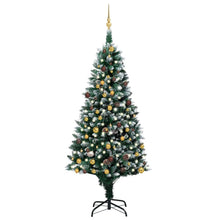 Load image into Gallery viewer, Artificial Christmas Tree with LEDs &amp; Ball Set &amp; Pinecones 150 cm to 240cm
