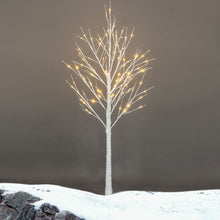Load image into Gallery viewer, 6FT Snowflake Christmas Tree with 96 LED Lamp
