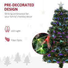 Load image into Gallery viewer, 4FT Multicoloured Artificial Christmas Tree Fibre Optic Lights Star Holder
