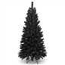 Load image into Gallery viewer, 5FT BLACK Colorado ARTIFICIAL Christmas Tree - Metal Stand with Green Bag
