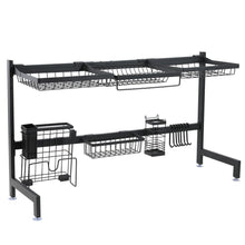 Load image into Gallery viewer, Stainless Steel Single Layer, Inner Length 92cm Kitchen Bowl Rack Shelf

