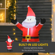 Load image into Gallery viewer, 4ft Inflatable Christmas Santa Claus Xmas Deco 1 LED Air Blown Yard Outdoor
