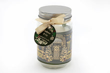 Load image into Gallery viewer, Christmas Traditional House Candle Jar Gold &amp; Green
