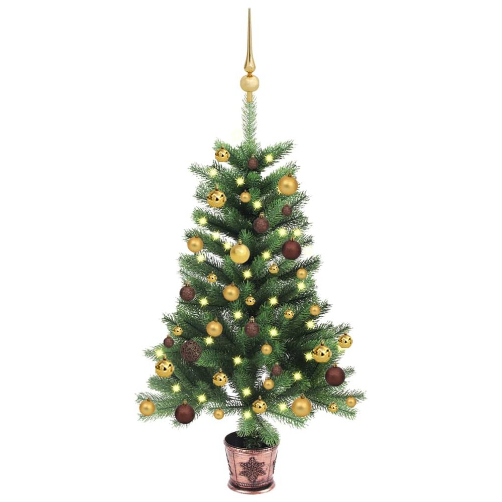 Artificial Christmas Tree with LEDs & Ball Set 65 cm to 240 cm