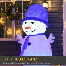 Load image into Gallery viewer, 6ft Christmas Inflatable Snowman Outdoor LED Light Blow Up Deco Indoor Garden
