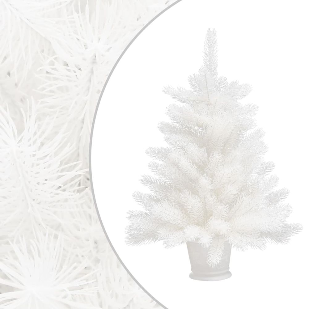 Artificial Christmas Tree Lifelike Needles White 65 cm to 90 cm