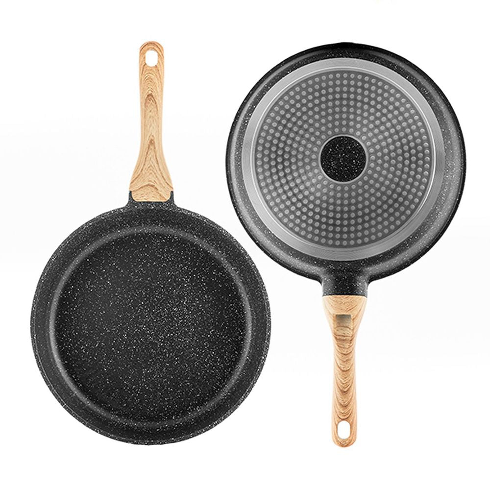 Premium Granite Effect Frying Pan 24cm Kitchen Cookware