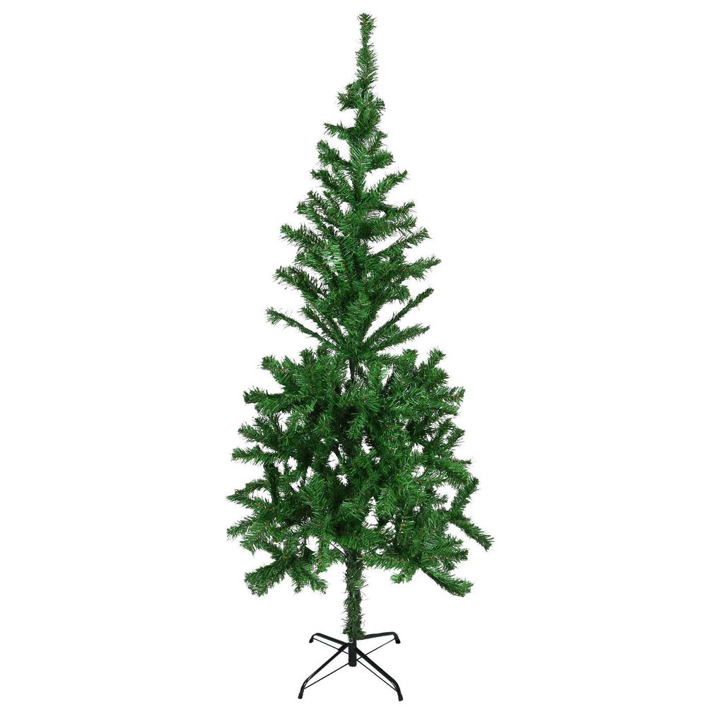 6ft Christmas Xmas Tree Green Metal Base efg1158