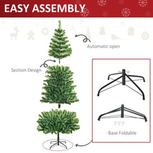 Load image into Gallery viewer, 7ft Indoor Christmas Tree Artificial Deco Xmas Gift Metal Stand 968 Tips
