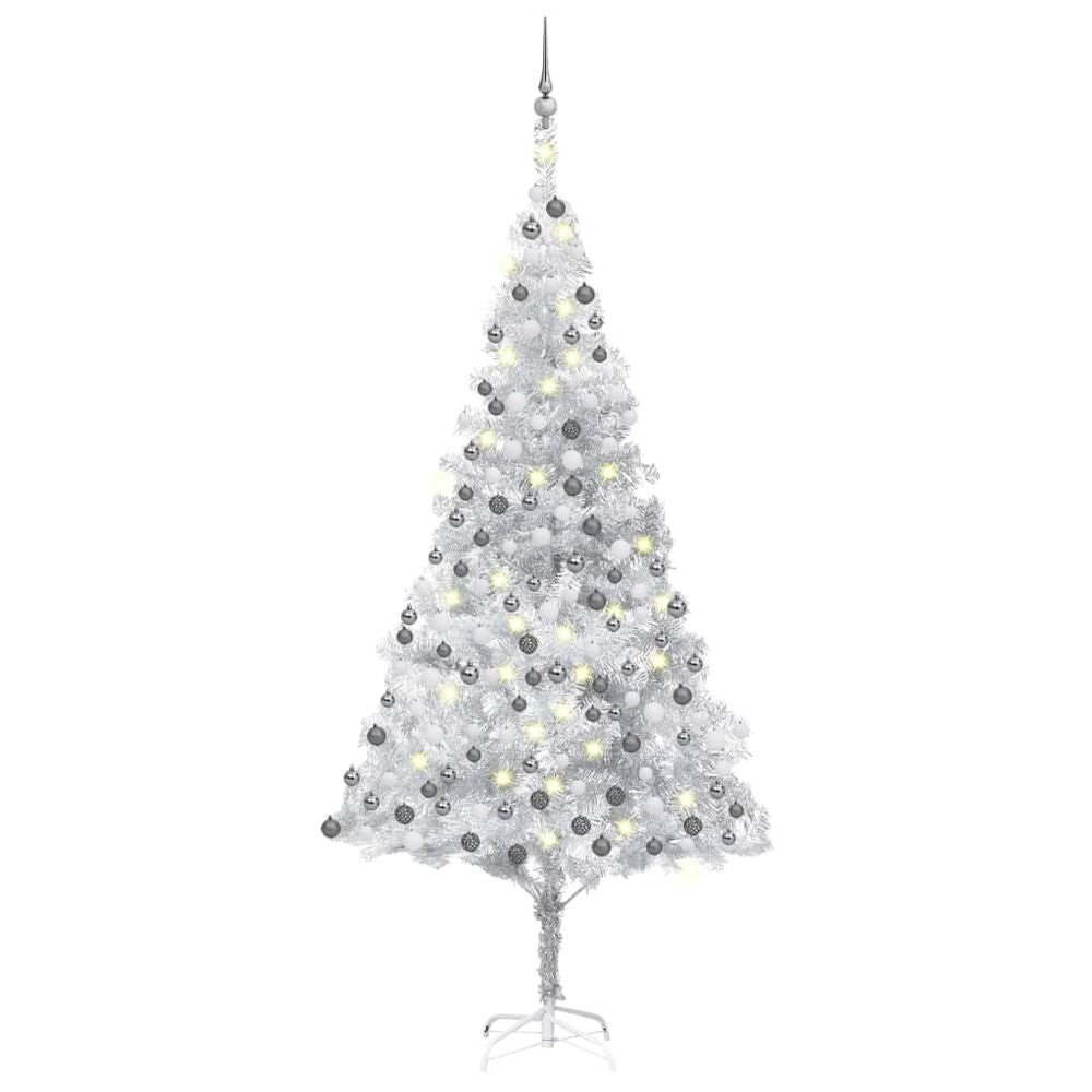 Artificial Christmas Tree with LEDs&Ball Set 120 cm  to 240cm PVC