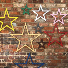 Load image into Gallery viewer, Large Rusty Star / Christmas Decorations / Vintage Style Decor
