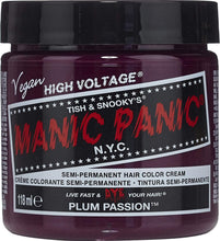 Load image into Gallery viewer, Manic Panic - Plum Passion Classic Creme Semi-Permanent Hair Colour 118Ml
