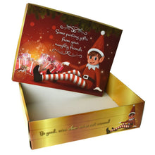 Load image into Gallery viewer, Christmas Eve Elf Gift Box Elves Behavin Badly Naughty Kid Surprise Xmas Present
